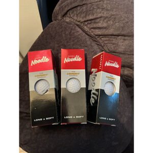 Maxfli Noodle Long & Soft Golf Balls 3 Sleeves (9 Total) New